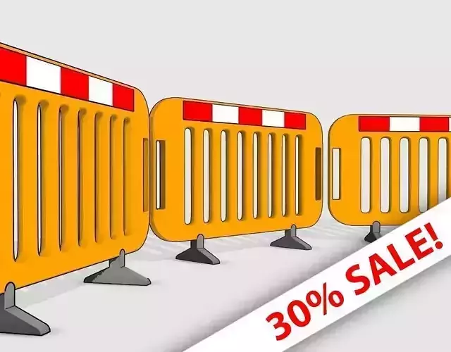 Construction site road barrier cartoon 2d Low-poly 3D model