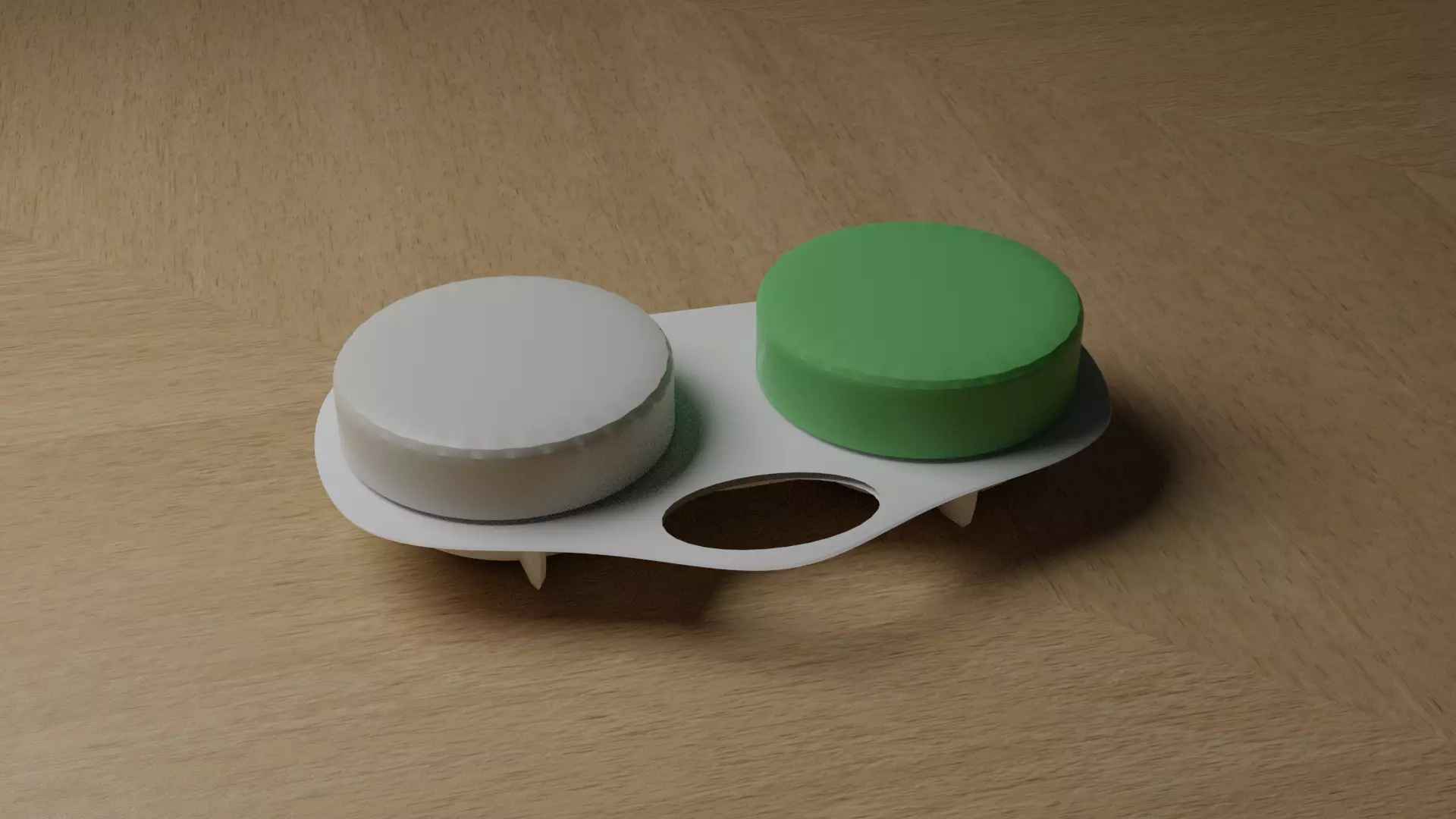 Contact-Lens Case - Medium Detail Free 3D model
