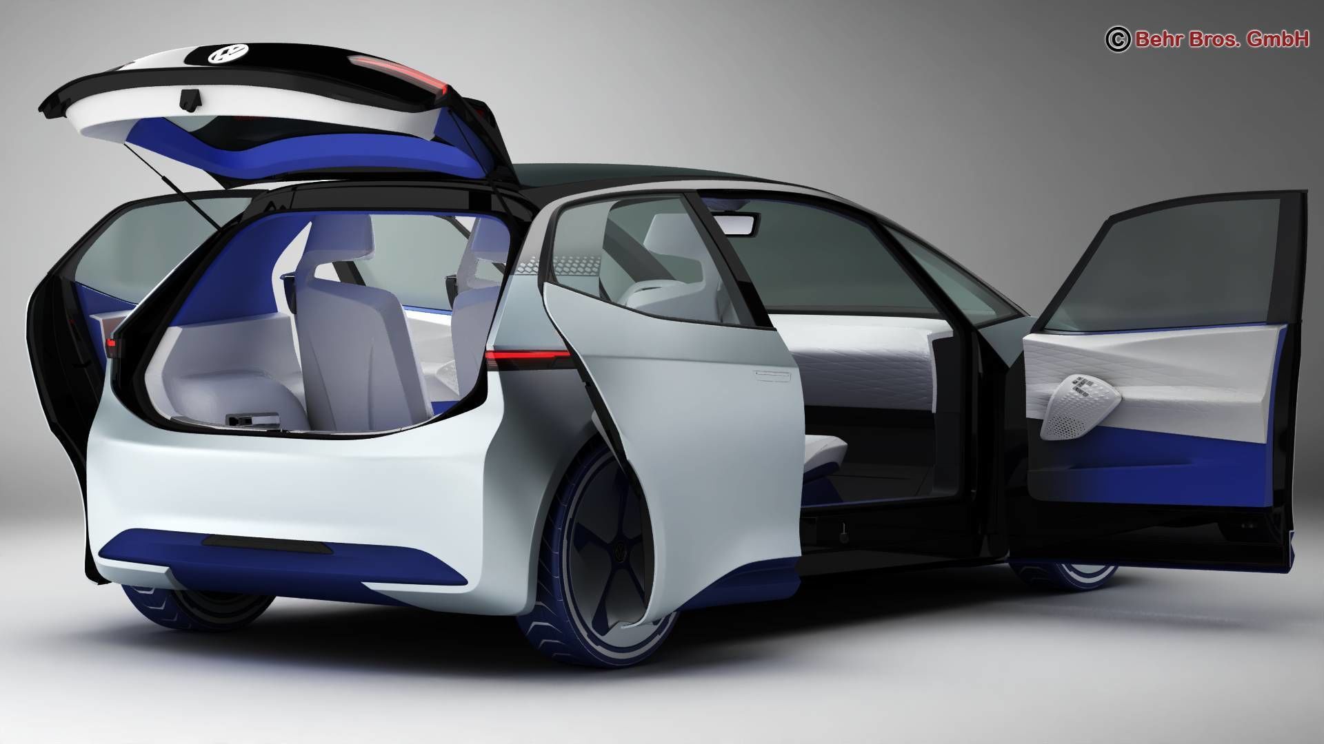 VW ID Concept 3D model_4