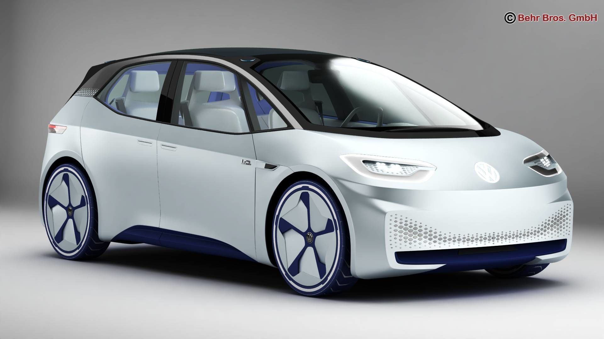 VW ID Concept 3D model_1