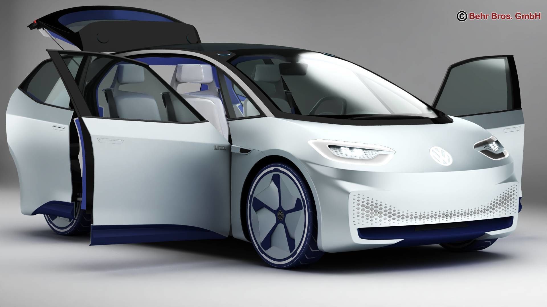VW ID Concept 3D model_2