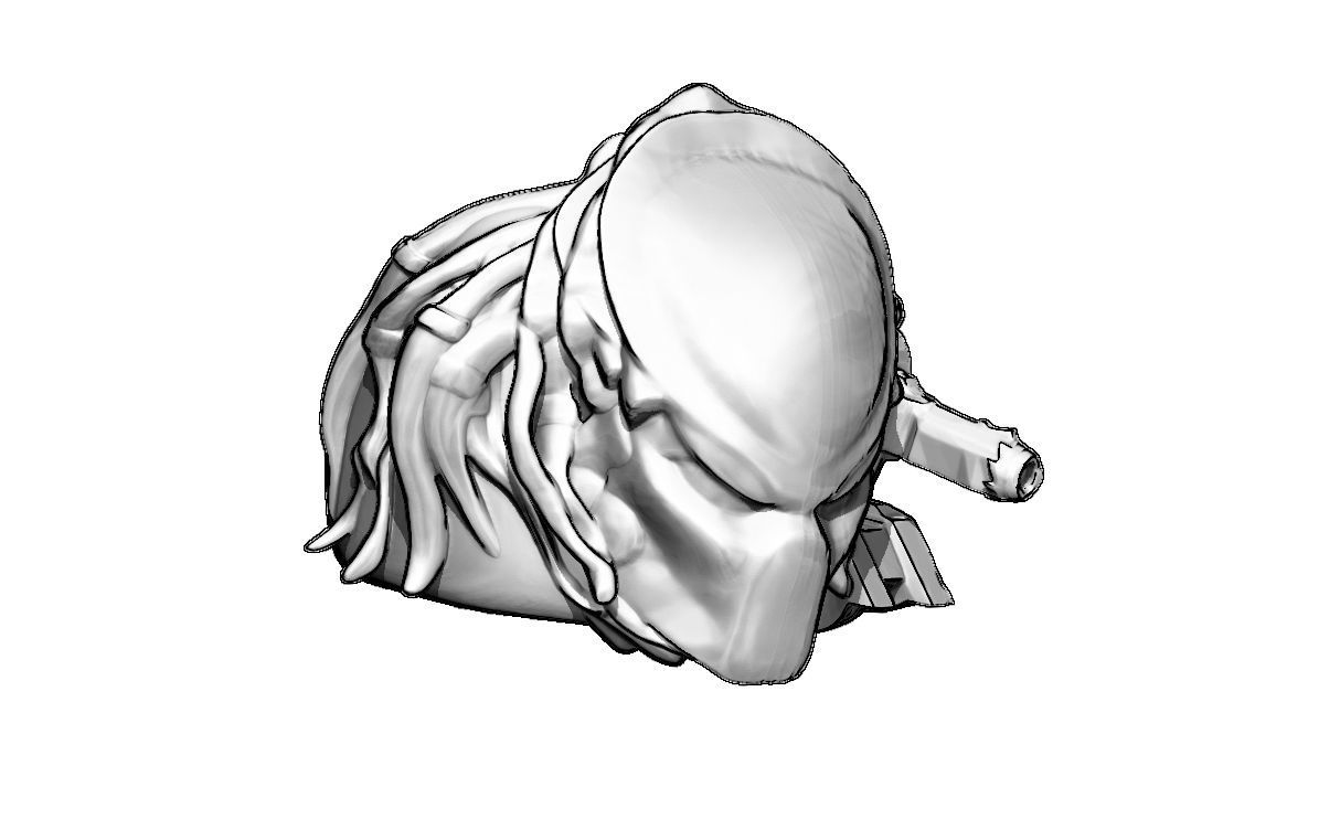 Predator 3D print model_8