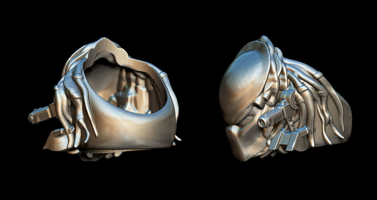 Predator 3D print model_4