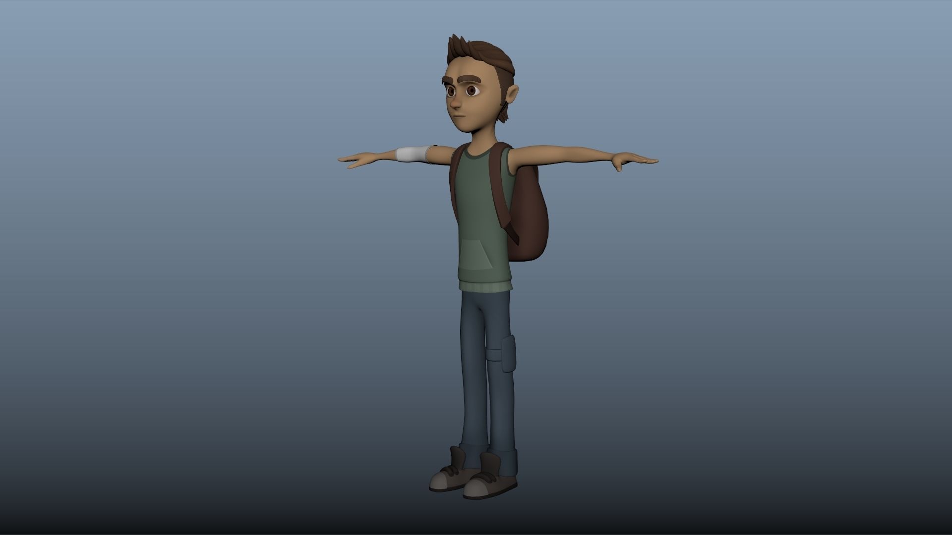 Boy Character 3D model_3