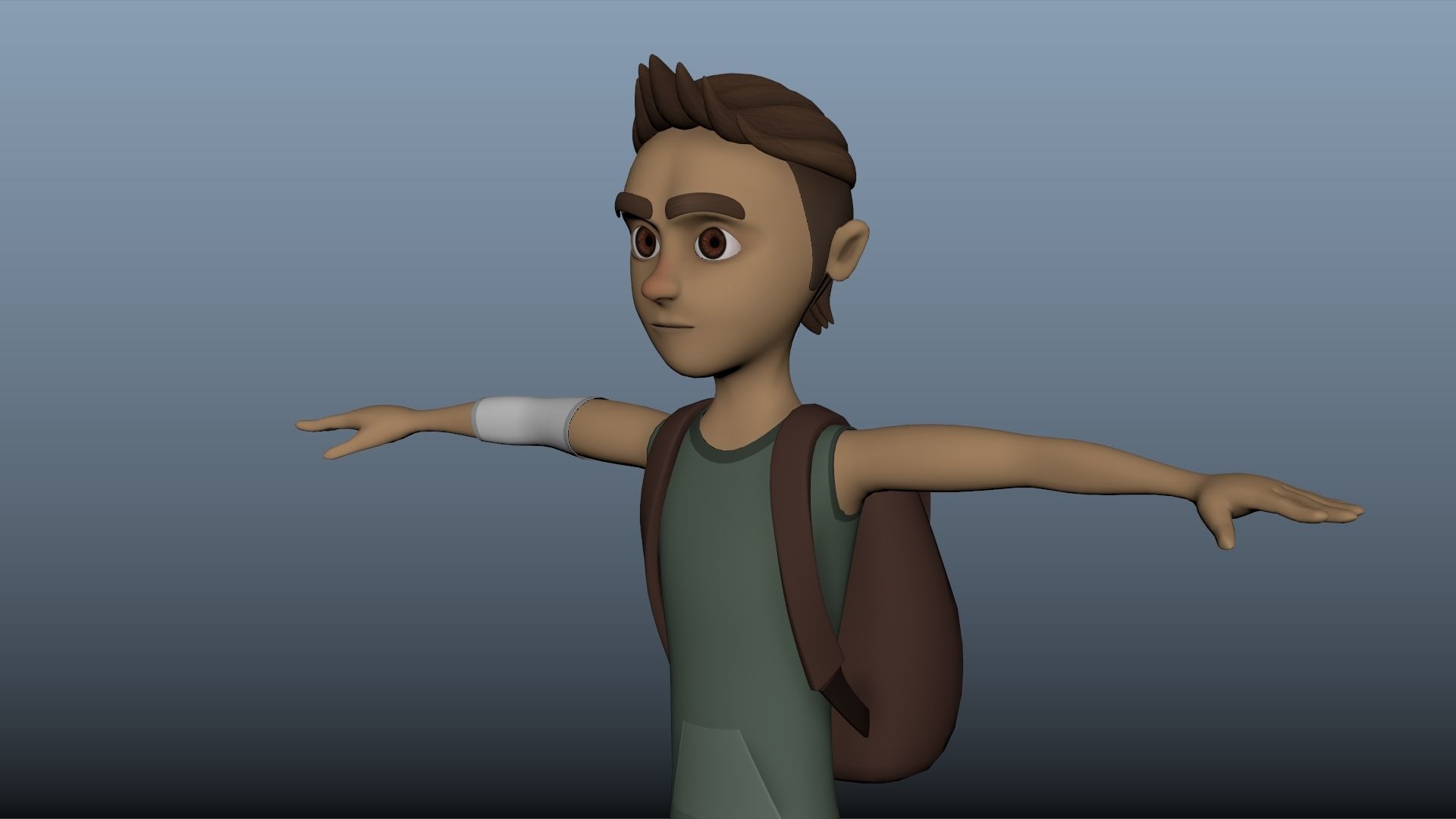 Boy Character 3D model_7