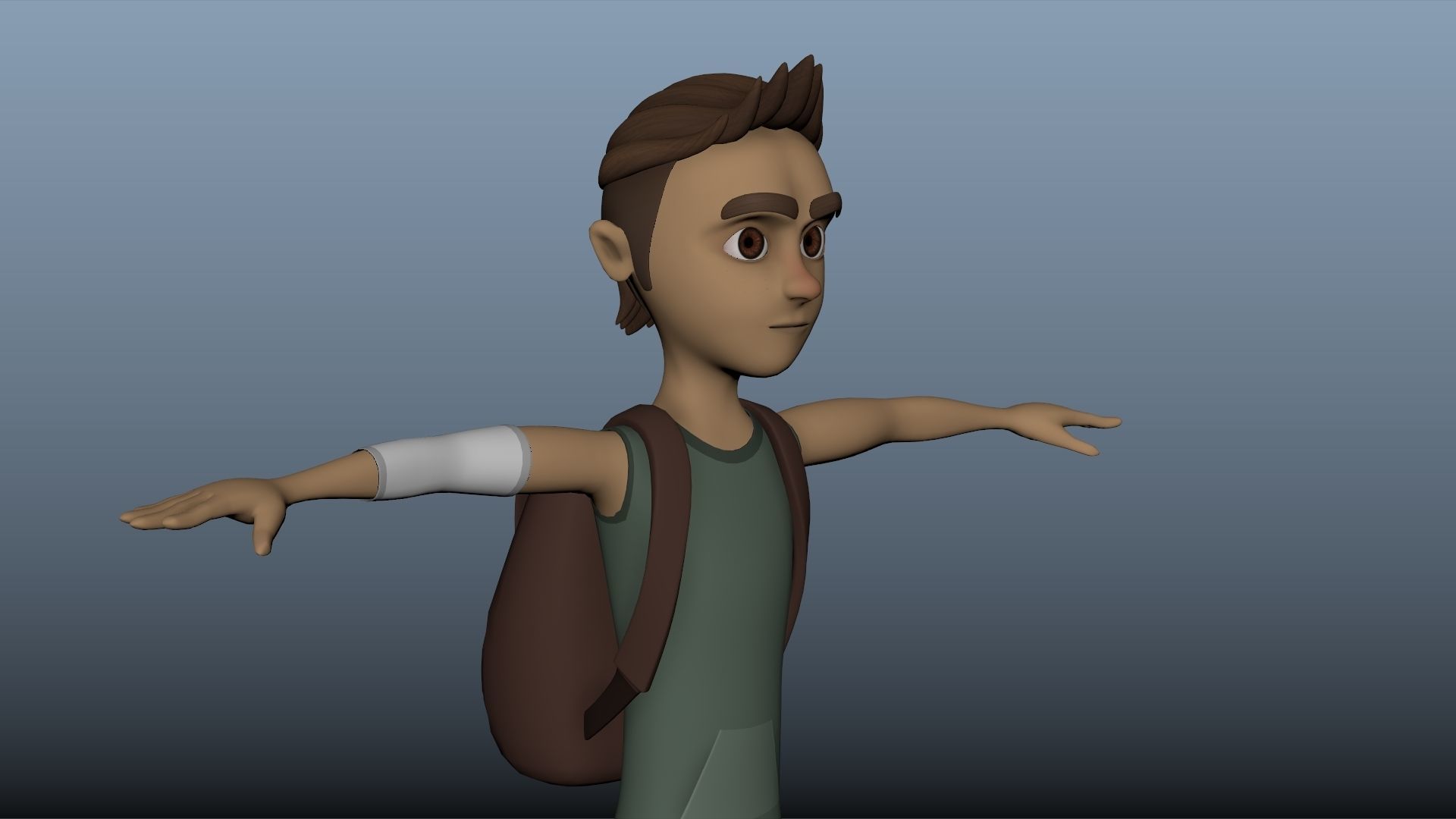 Boy Character 3D model_4