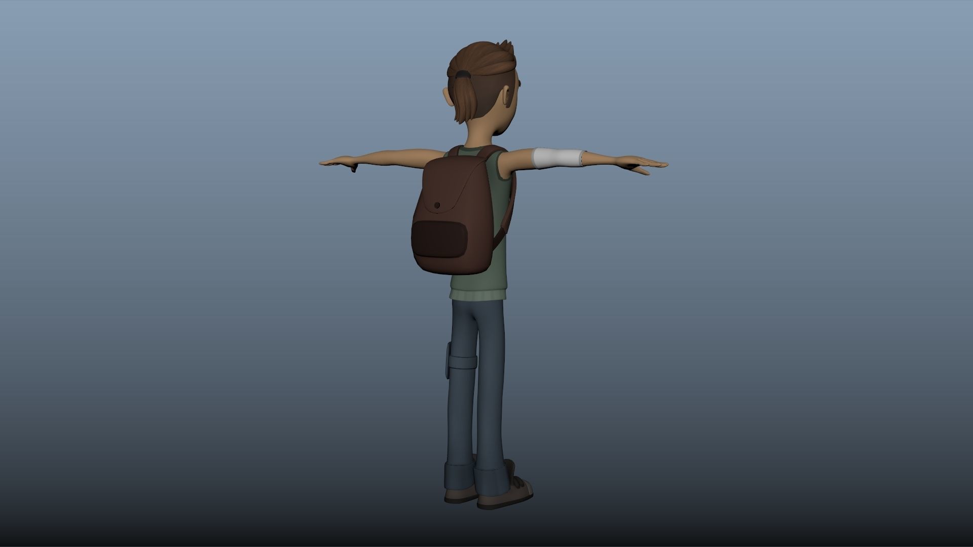 Boy Character 3D model_1