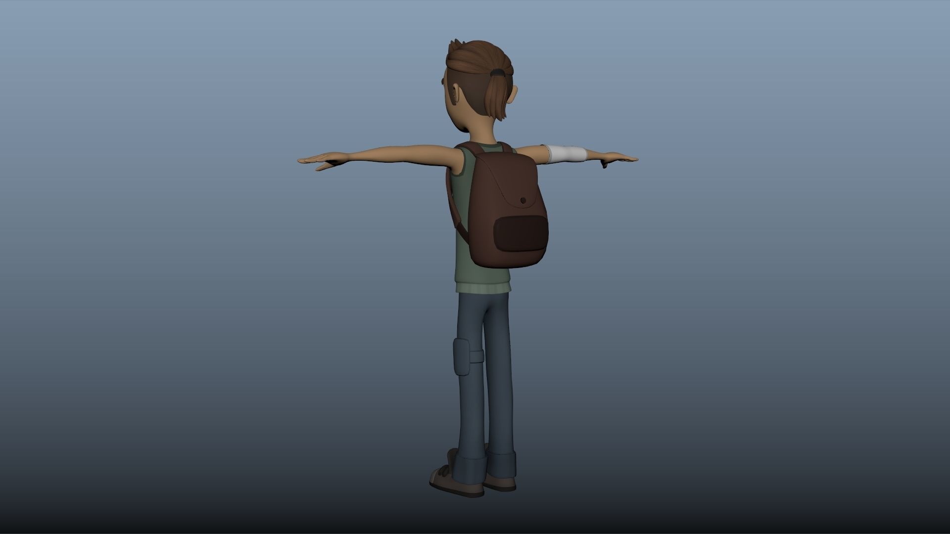 Boy Character 3D model_2