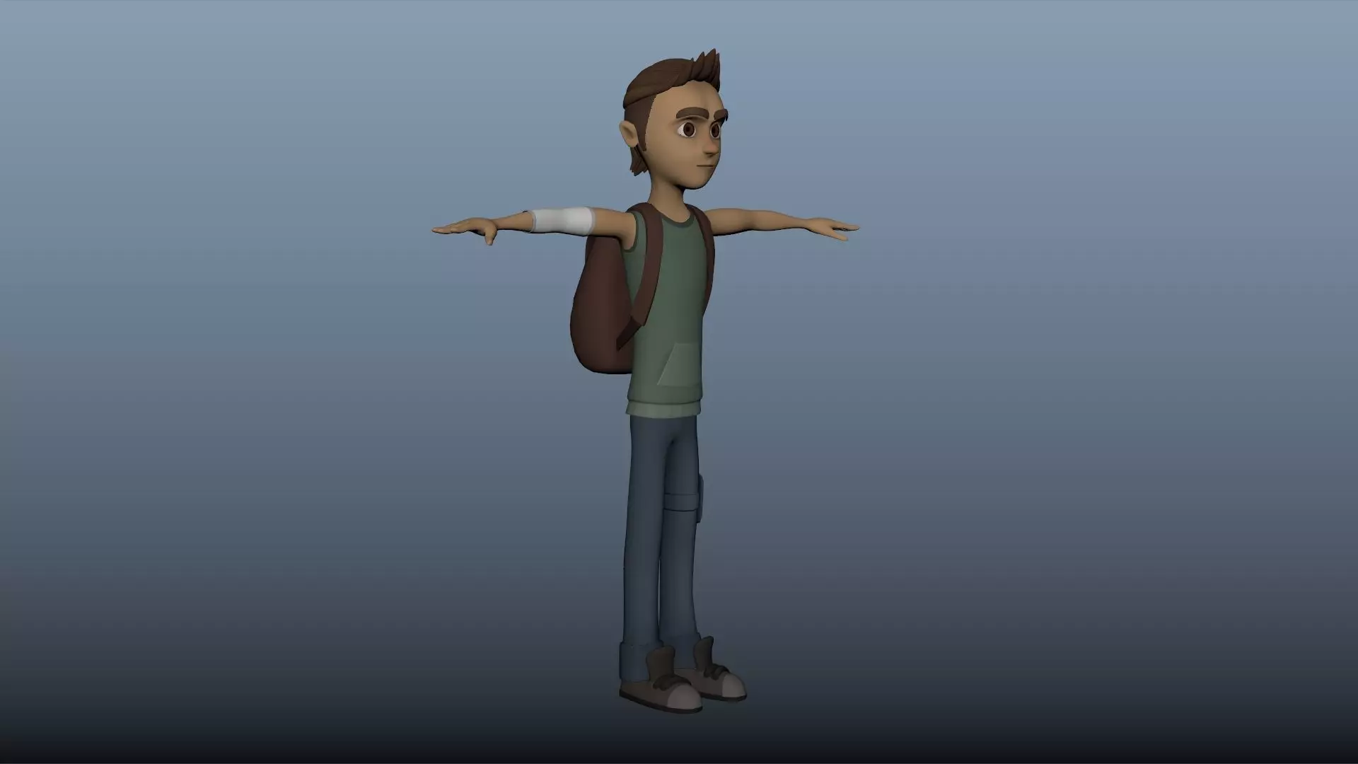 Boy Character 3D model_0