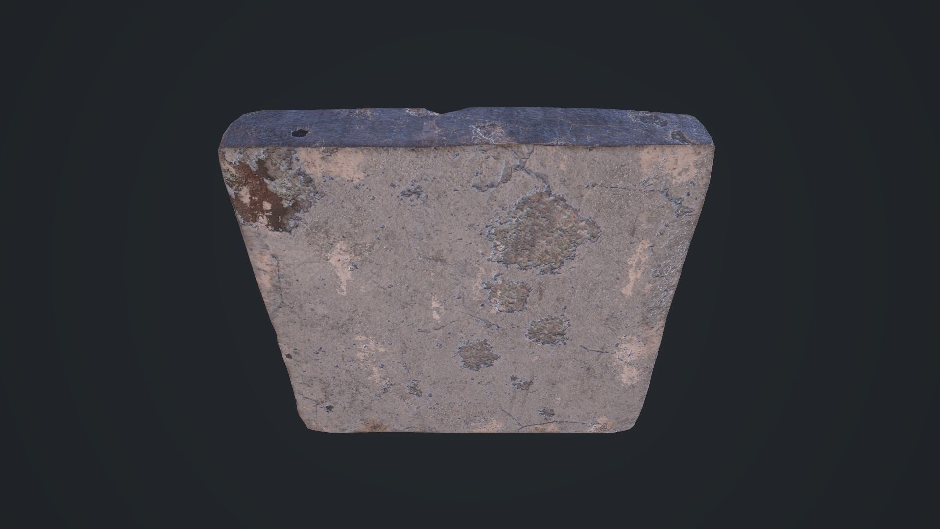 Stone Trapdoor Low-poly 3D model_13