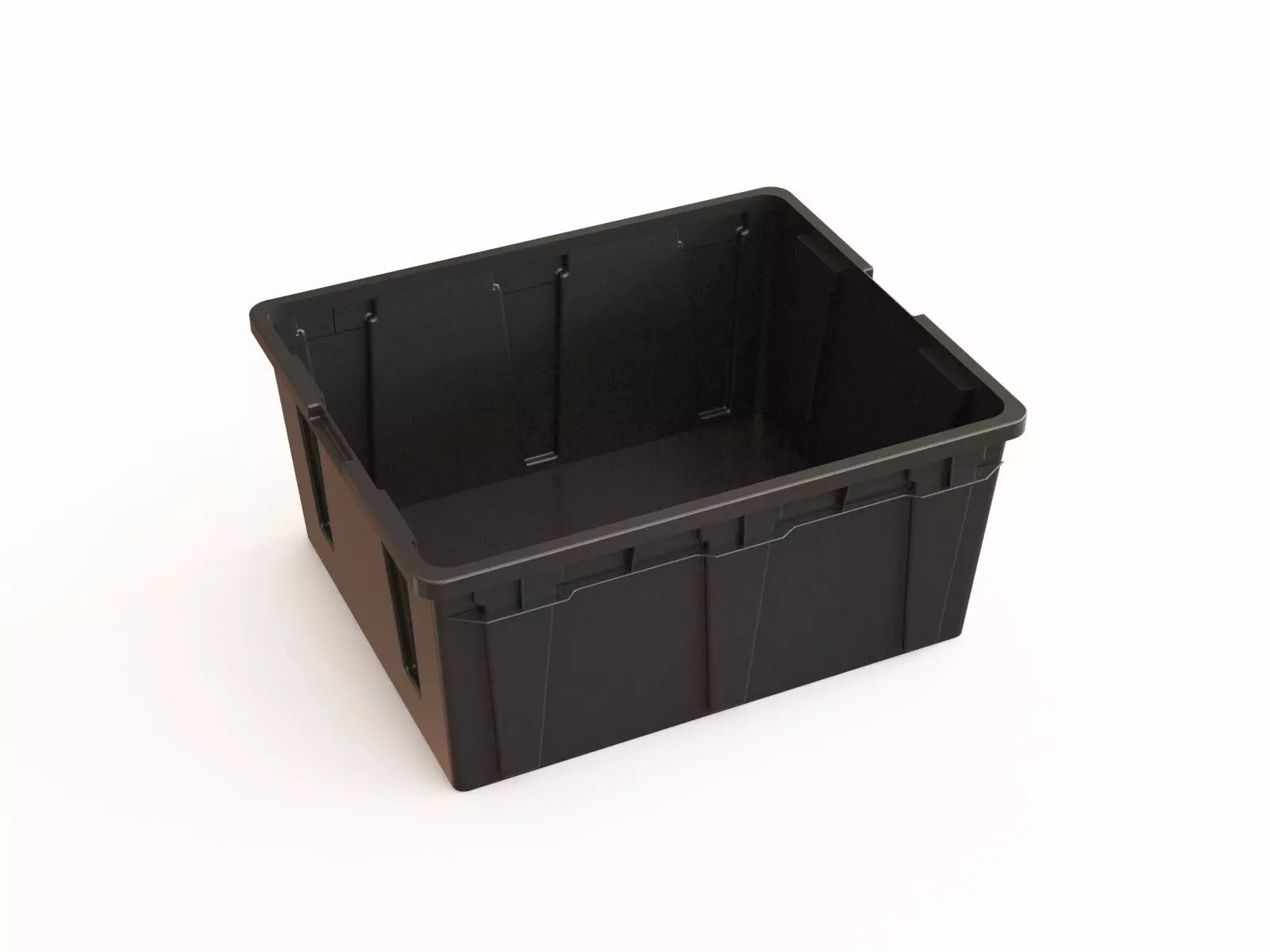 Plastic crate 38 3D model_0