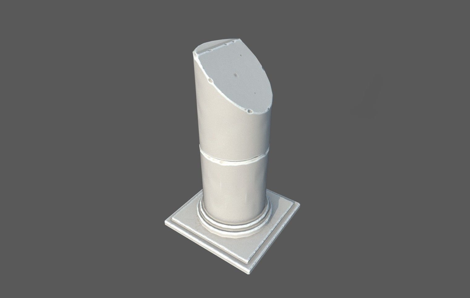 Modular Roman Columns 2 Low-poly 3D model_13