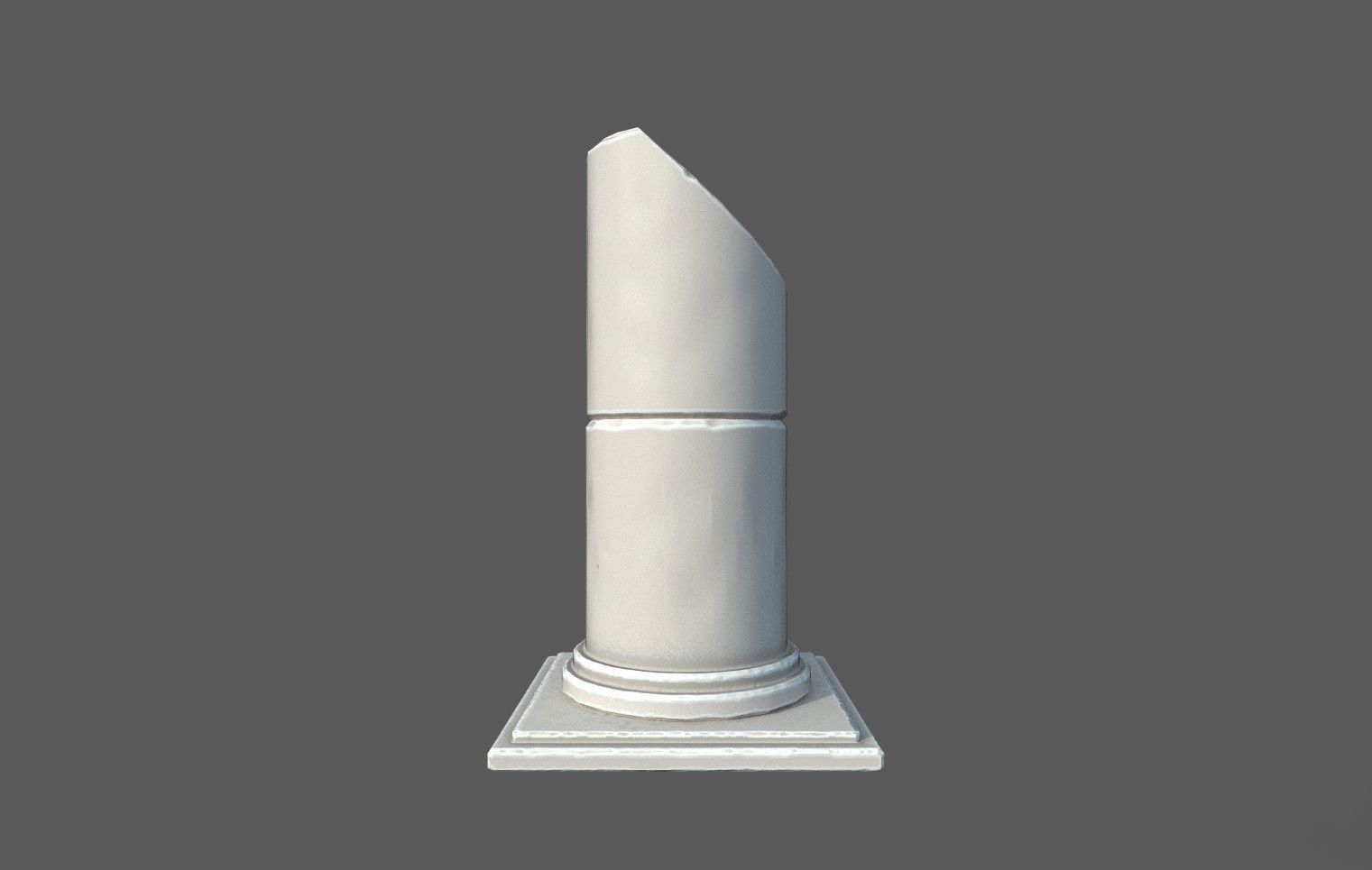 Modular Roman Columns 2 Low-poly 3D model_14
