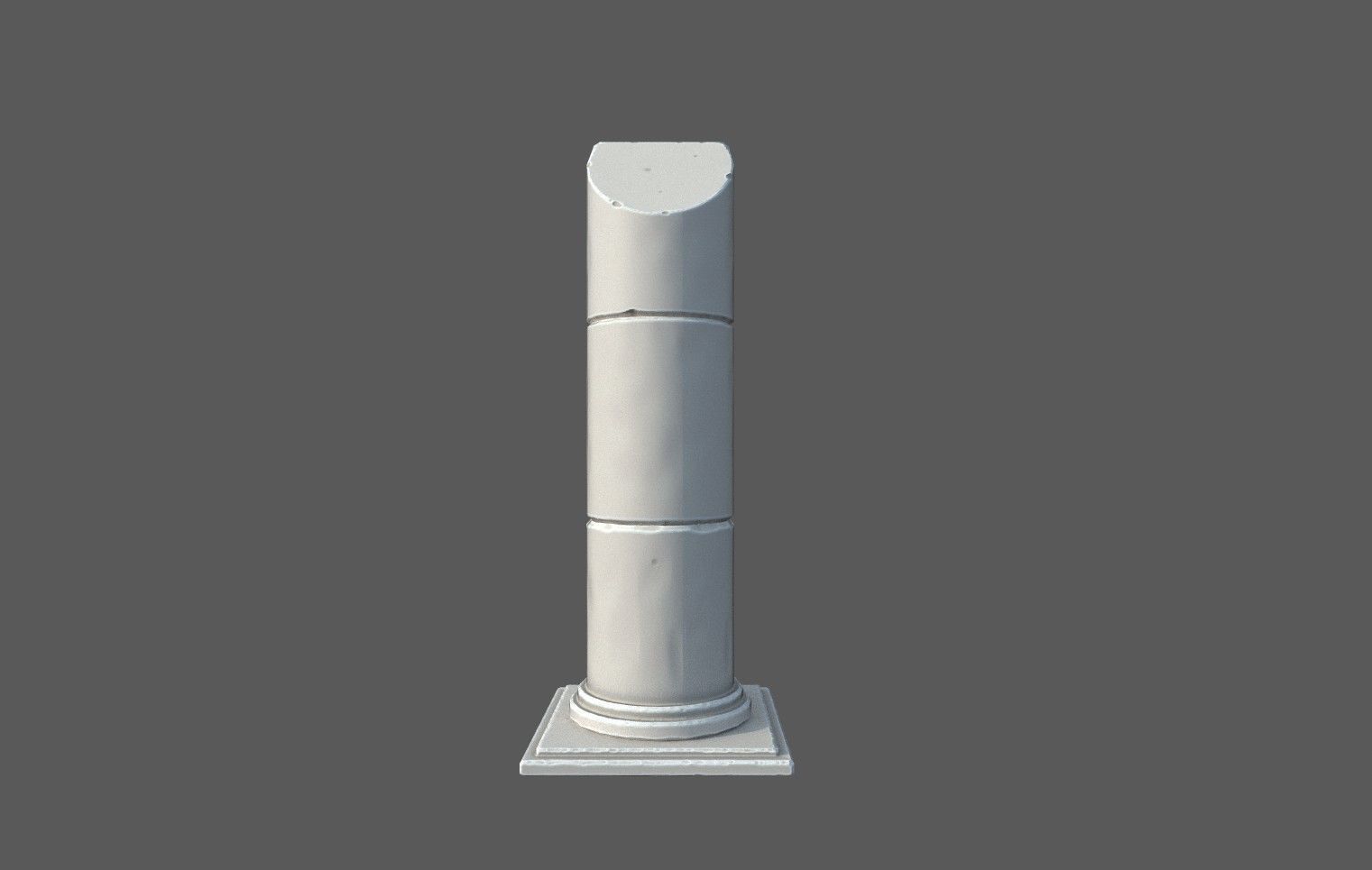 Modular Roman Columns 2 Low-poly 3D model_11