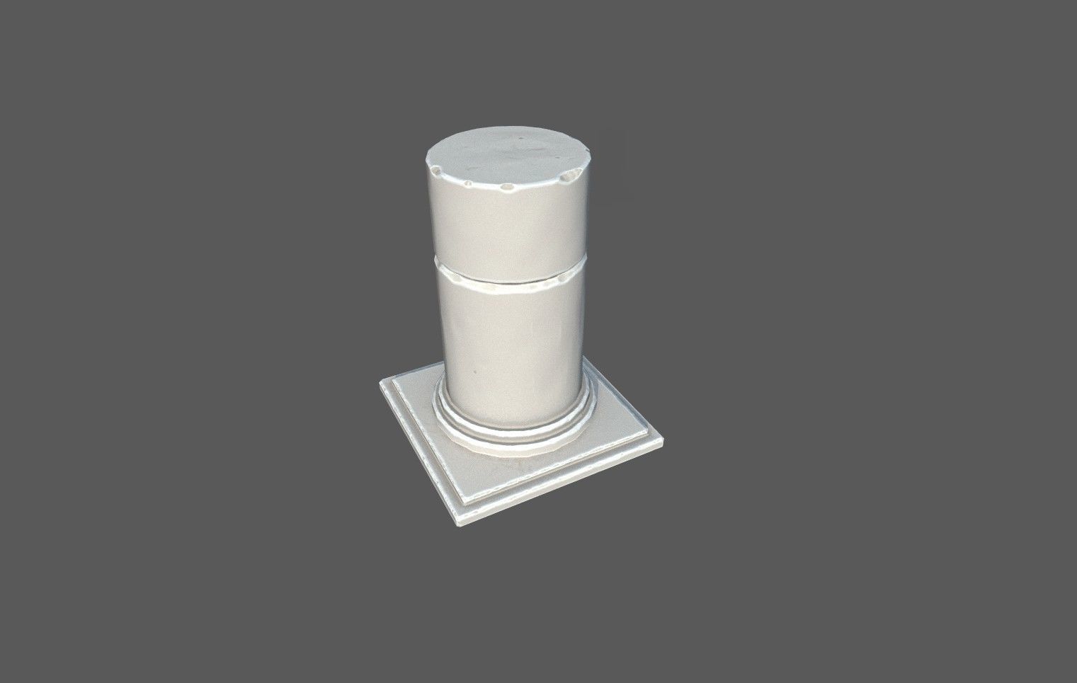 Modular Roman Columns 2 Low-poly 3D model_16