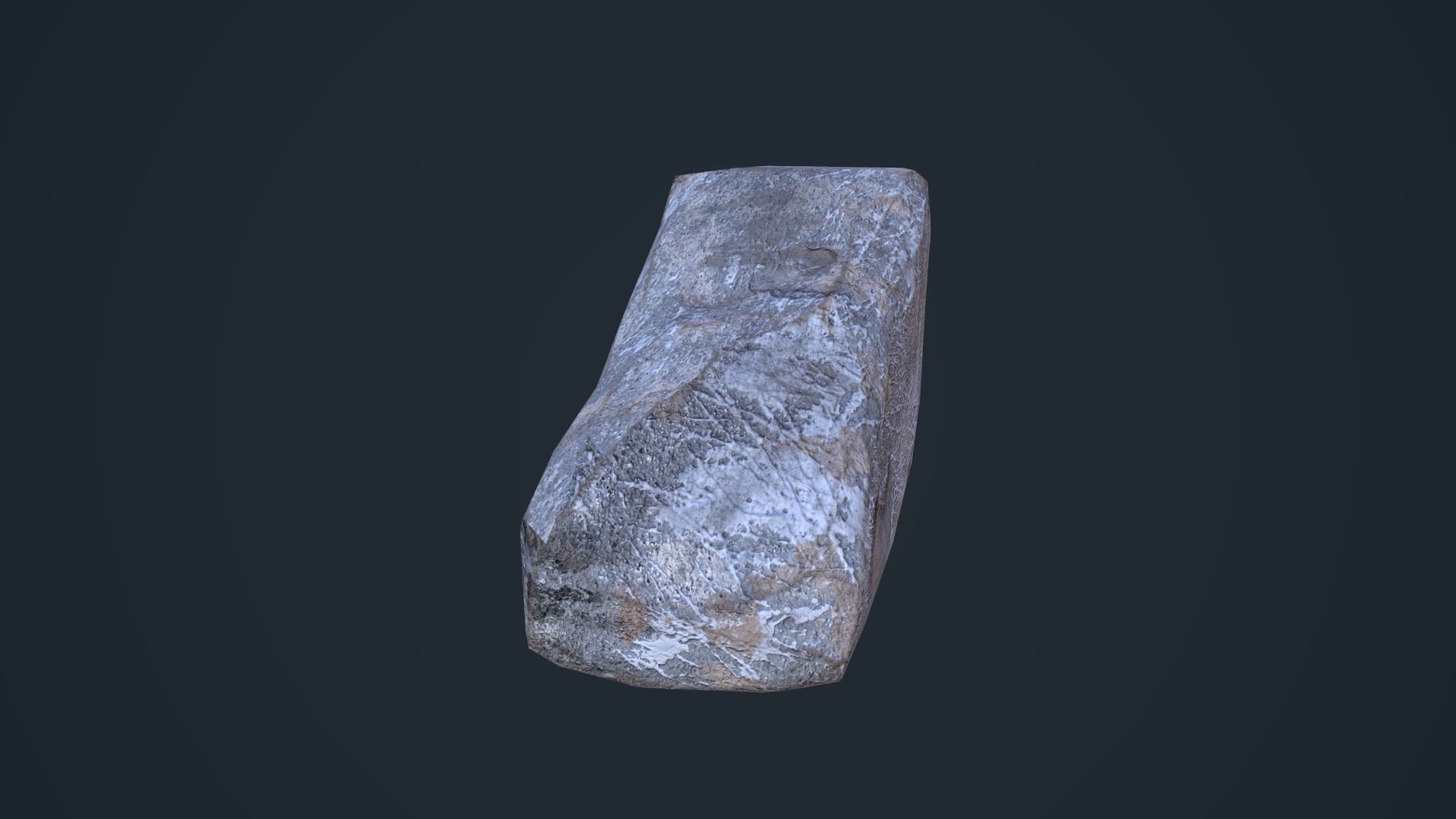 Cement Blocks Low-poly 3D model_19