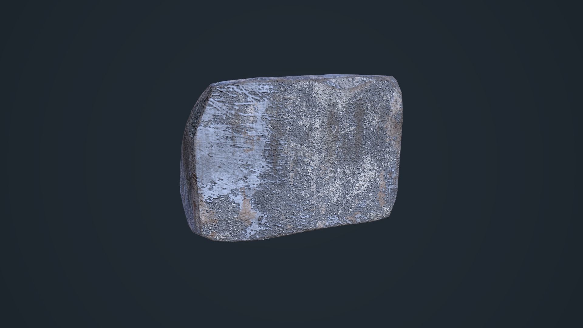 Cement Blocks Low-poly 3D model_13