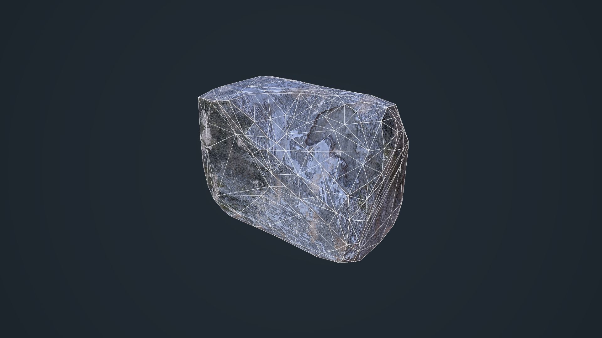 Cement Blocks Low-poly 3D model_17