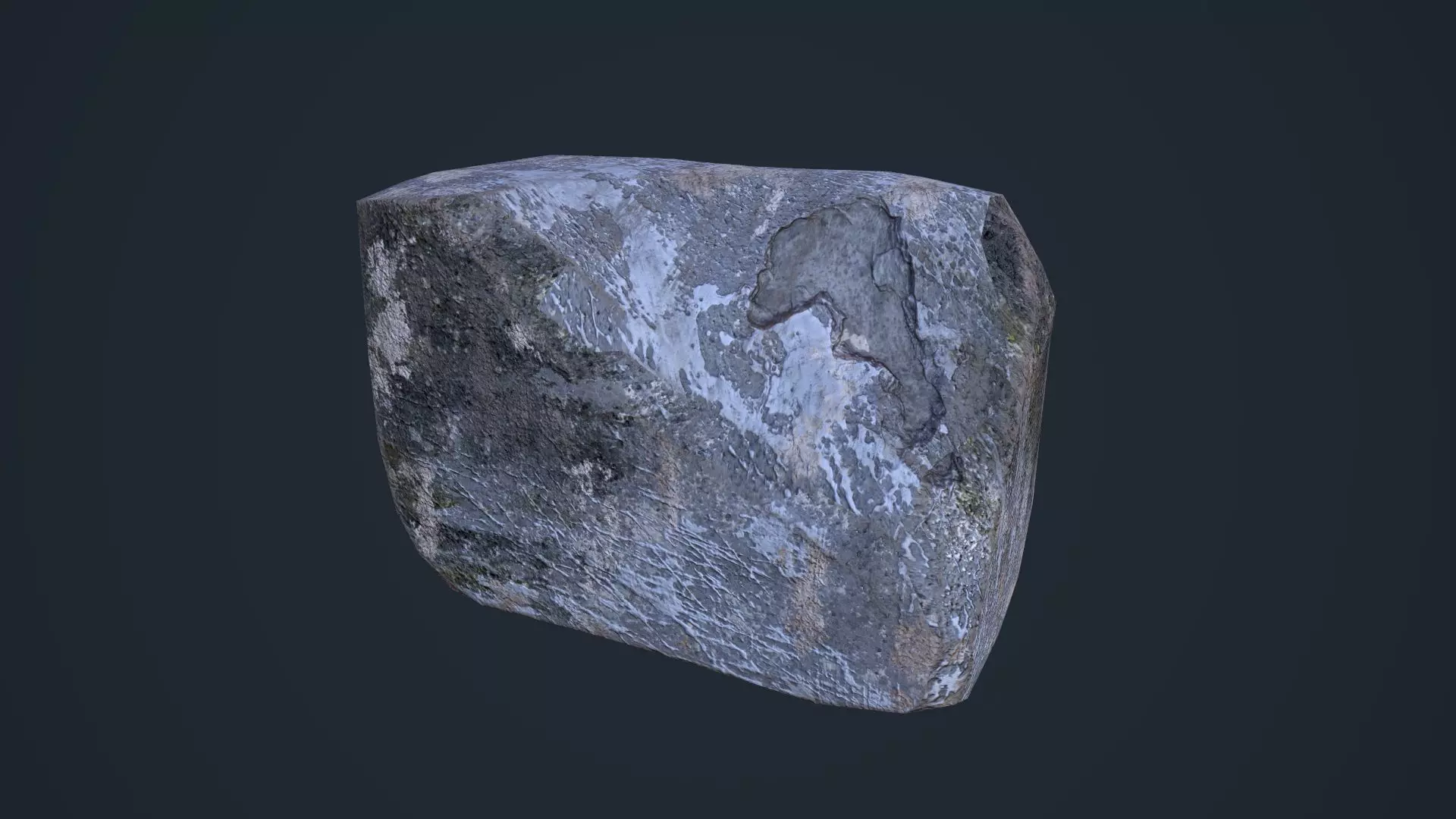 Cement Blocks Low-poly 3D model_0