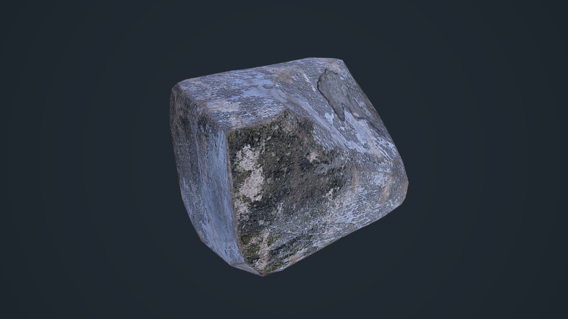 Cement Blocks Low-poly 3D model_15