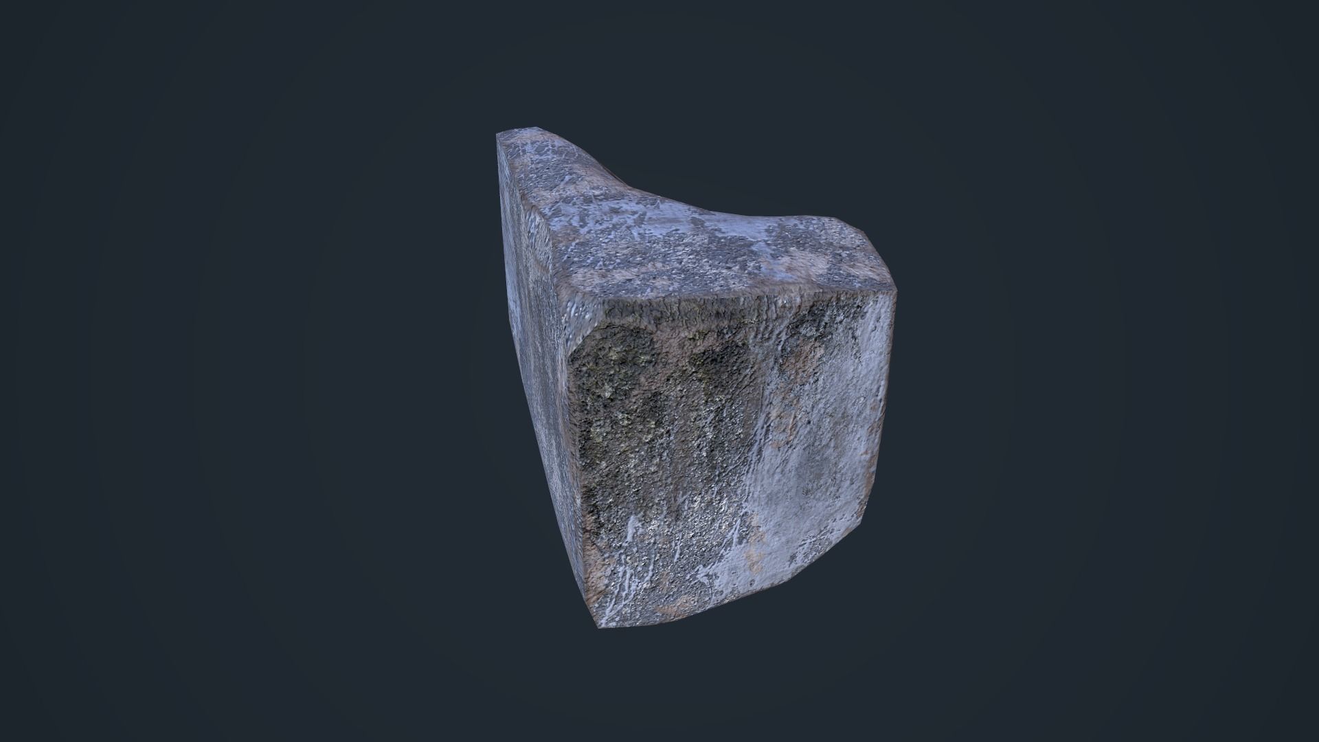 Cement Blocks Low-poly 3D model_14