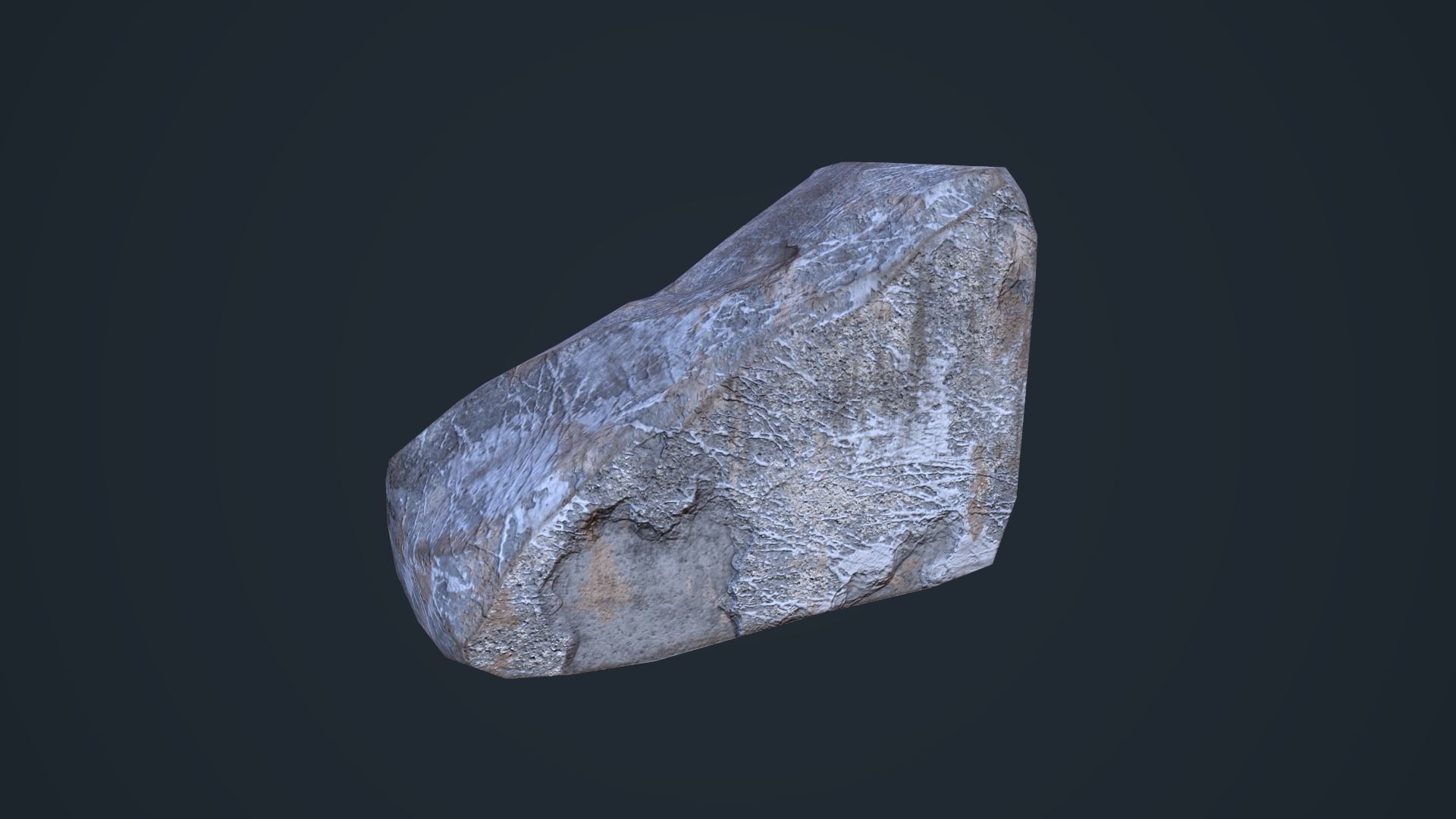 Cement Blocks Low-poly 3D model_20