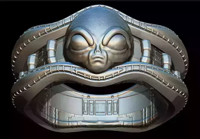Alien printable ring