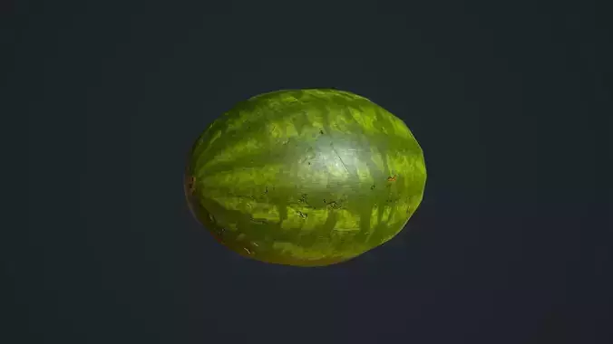 Watermelon Low-poly 3D model