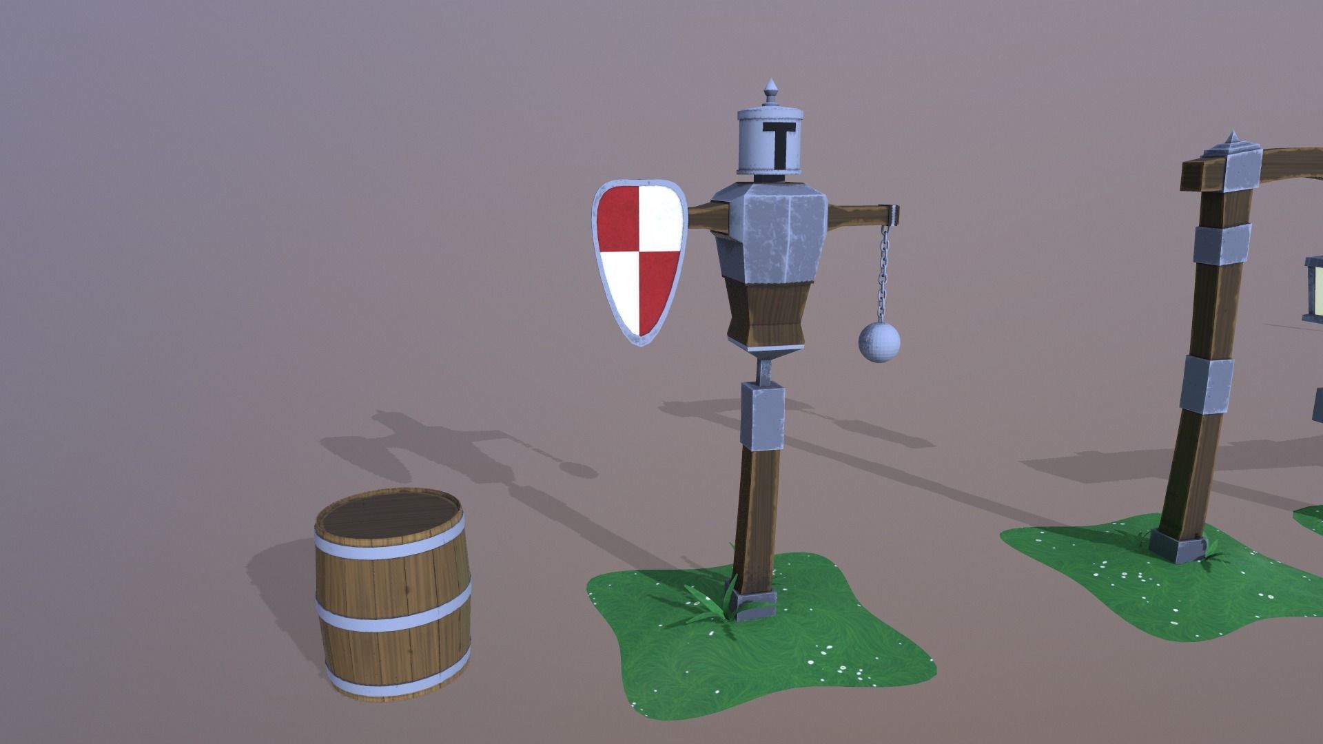 Medieval Asset Game Ready  Low-poly 3D model_2