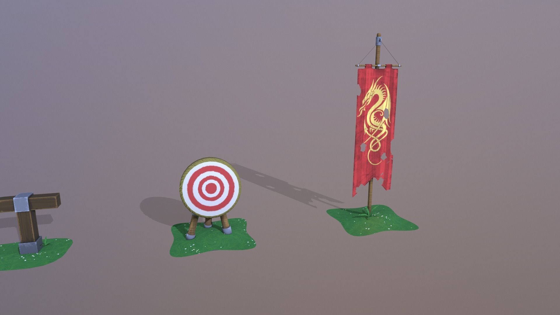 Medieval Asset Game Ready  Low-poly 3D model_4