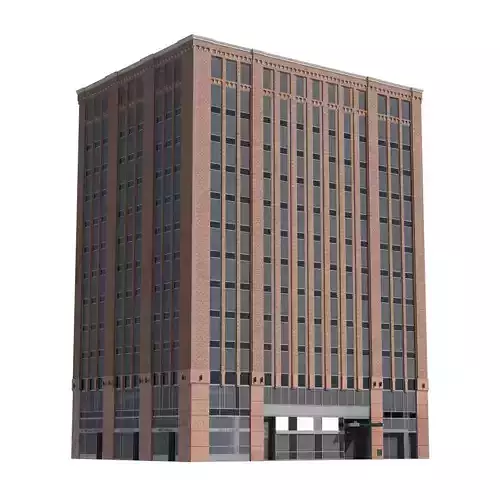 New York corner building 3d model 3D model