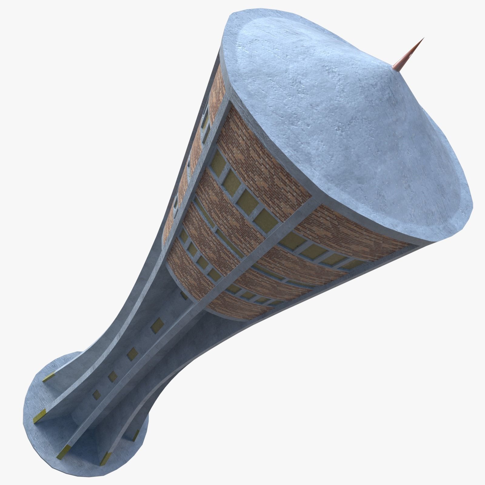 Water tower 3D model_1