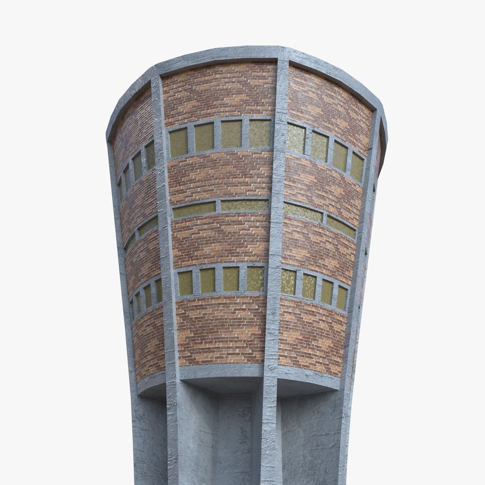 Water tower 3D model_4