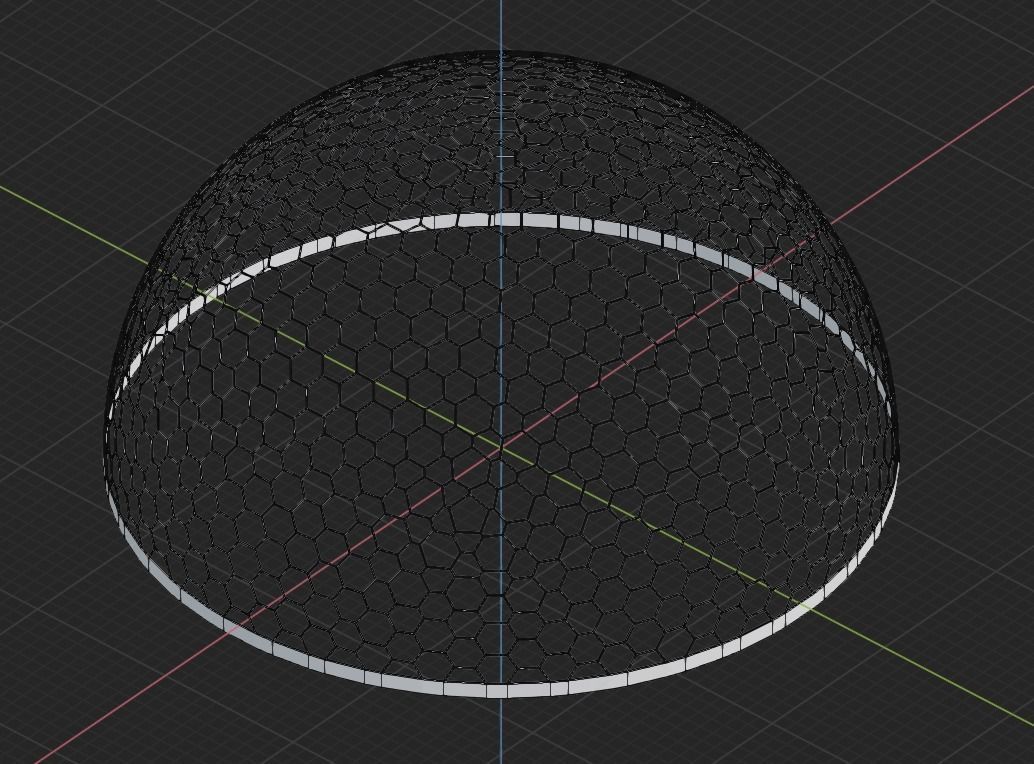 Damaged Martian Dome  Low-poly 3D model_11