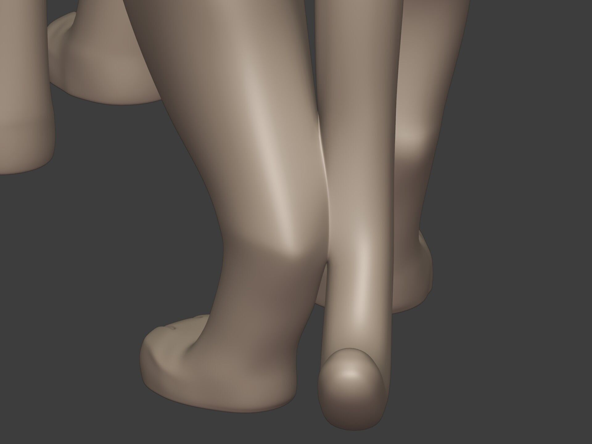 Tiger Figurine - Statue -- Ready for 3D Printing 3D print model_21