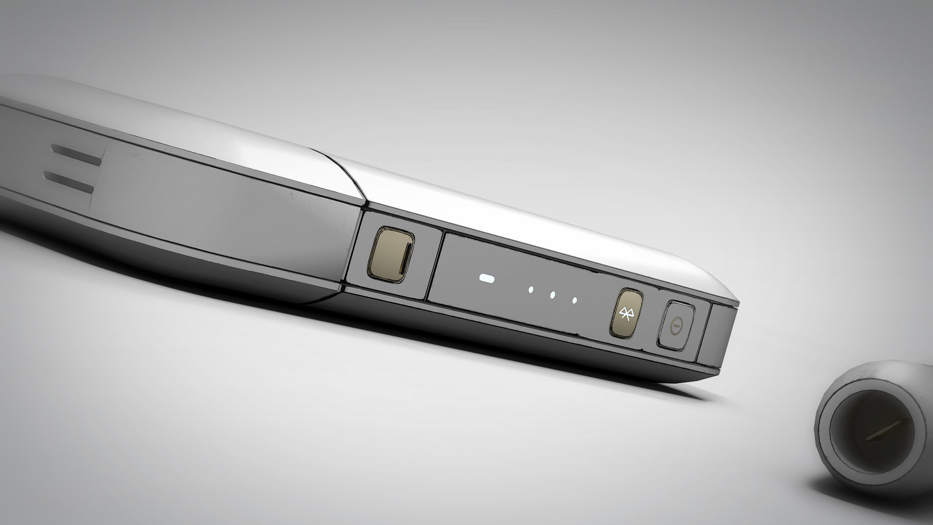 IQOS Grungy White PBR Low-poly 3D model_6