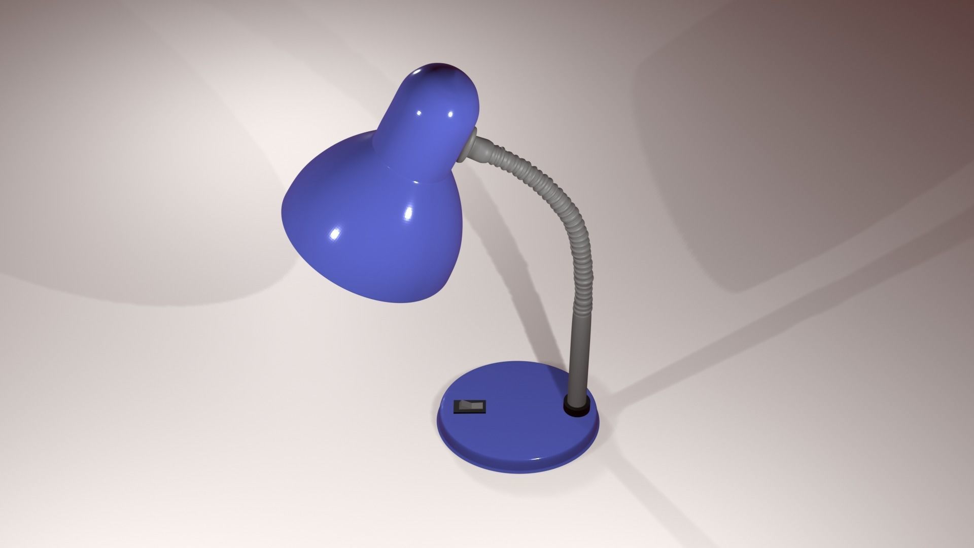 Table lamp 3D model_1