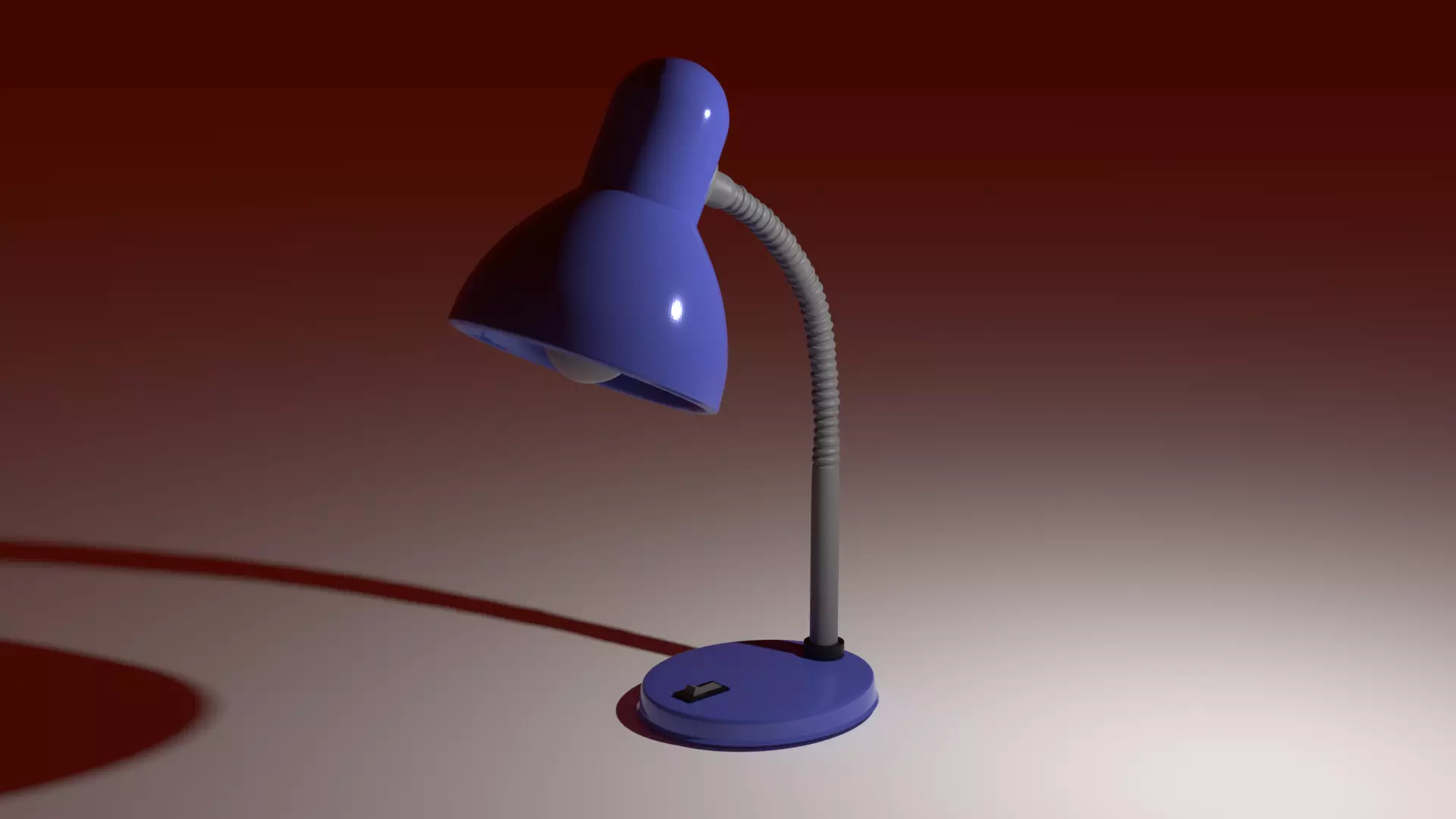 Table lamp 3D model_0
