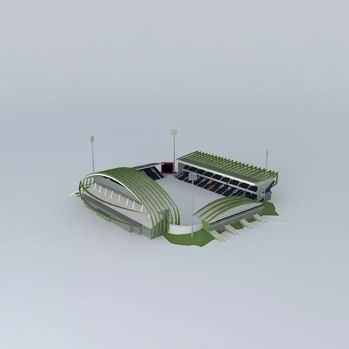 Football Stadium concept Free 3D model