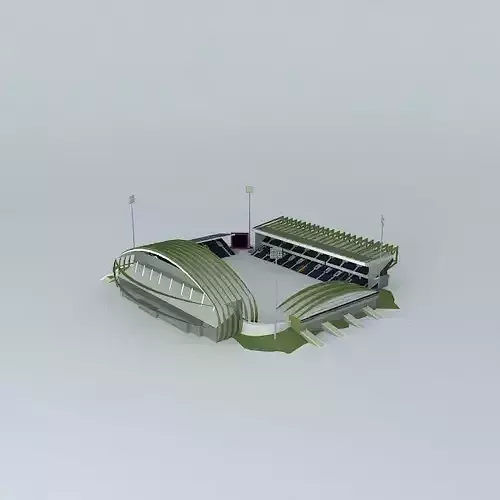 Football Stadium concept Free 3D model