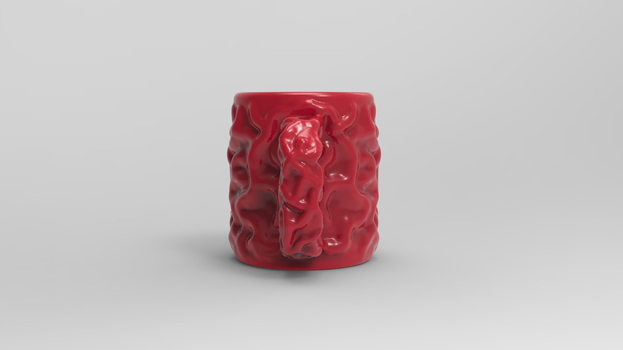 Tree Trunk Mug for 3D printing 3D print model_1
