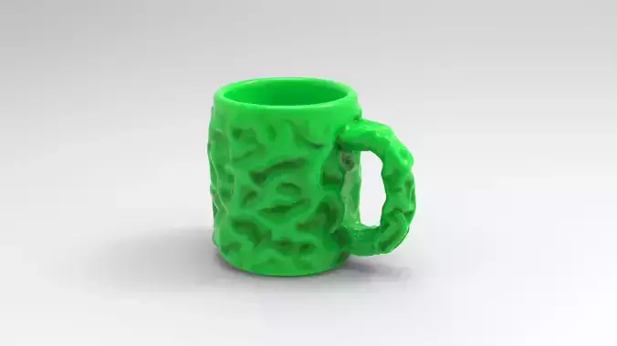Tree Trunk Mug for 3D printing