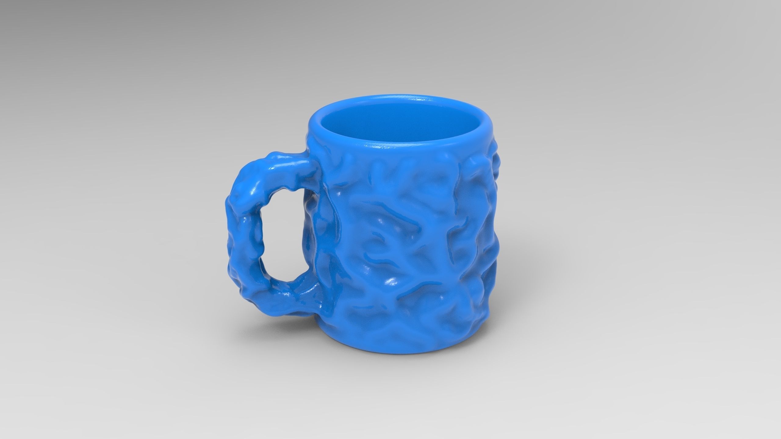 Tree Trunk Mug for 3D printing 3D print model_9