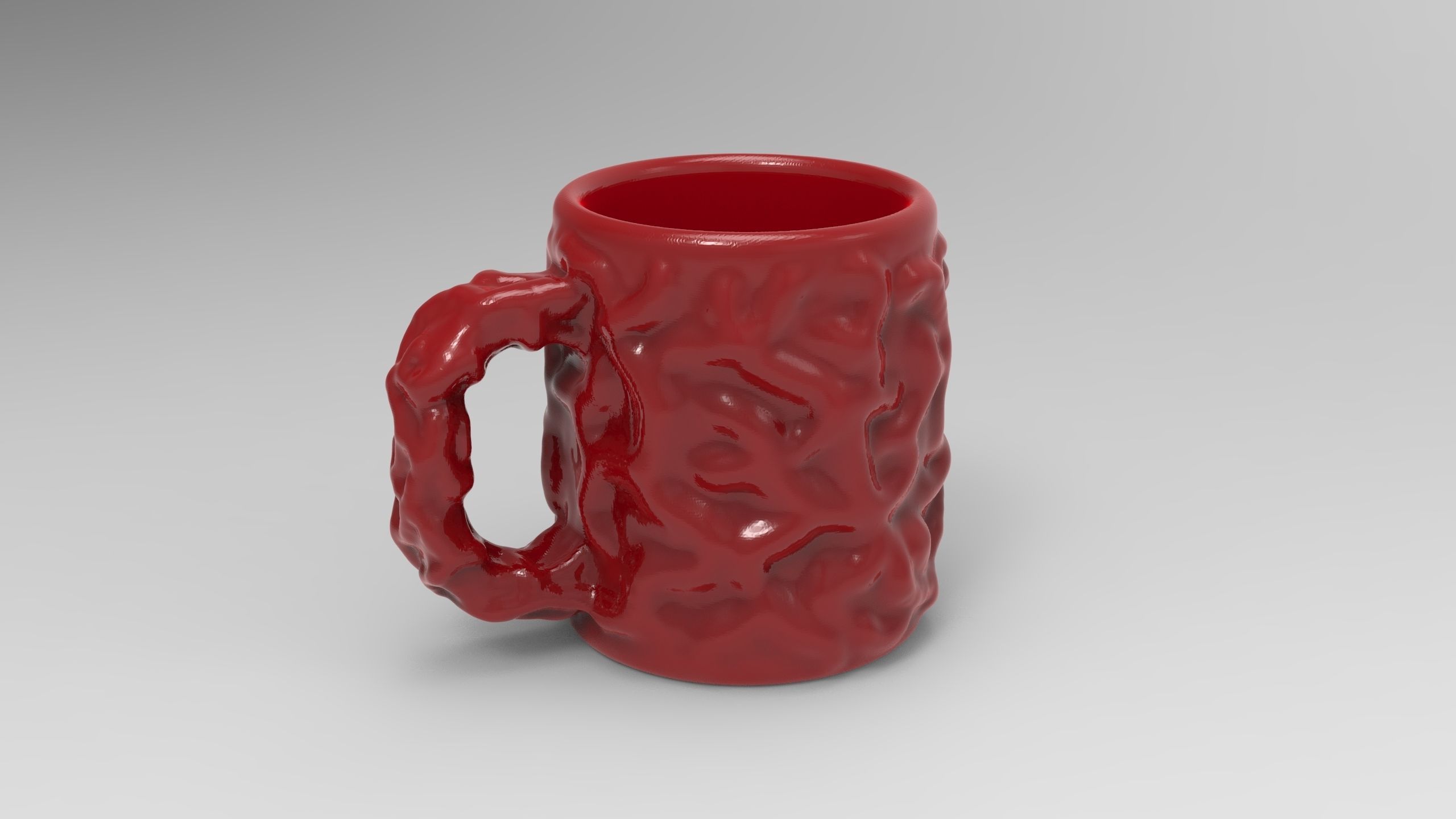 Tree Trunk Mug for 3D printing 3D print model_3