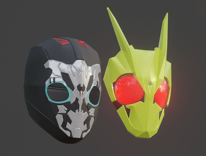 Kamen Rider Zero one Helmet 3D print model