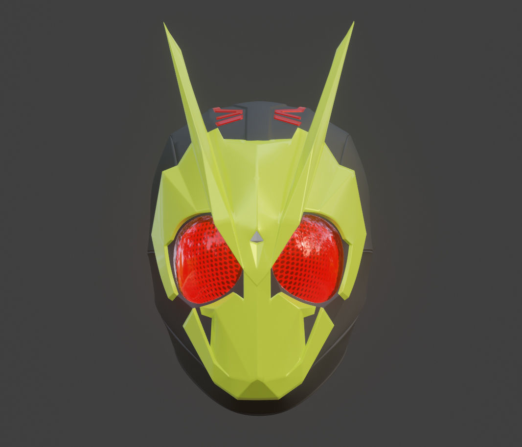 Kamen Rider Zero one Helmet 3D print model_1