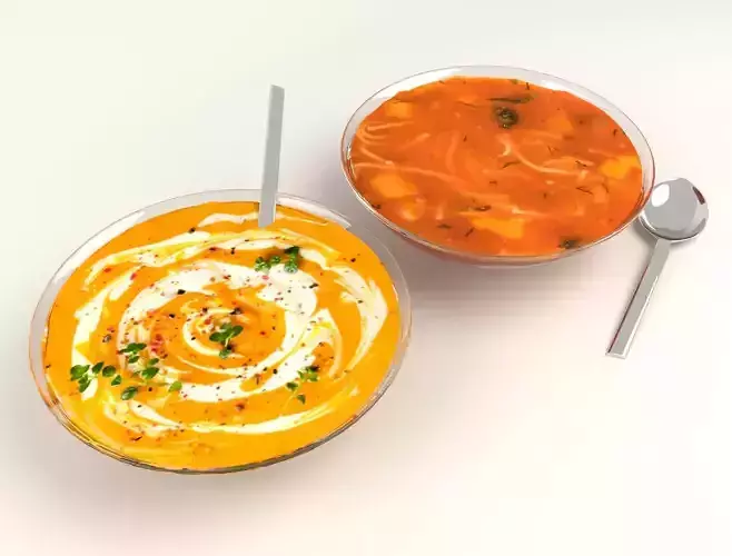 Pasta soup and  Potage soup