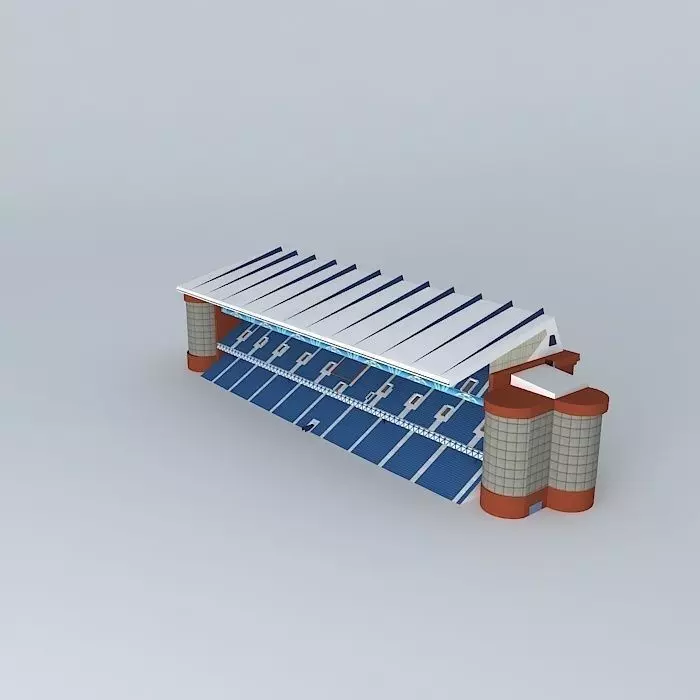 Stadium stand Free 3D model_0