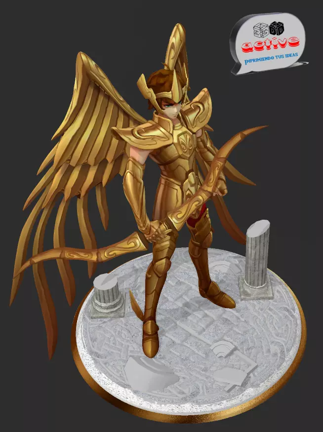 Saint Seiya - Aiolos Sagittarius 3D print model_0