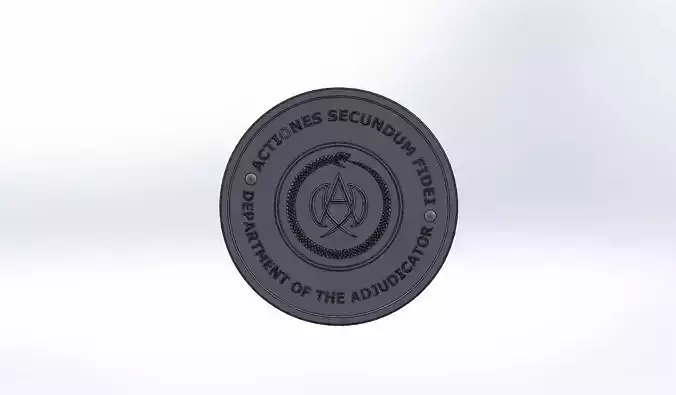 John Wick 3D print medalion 3D print model